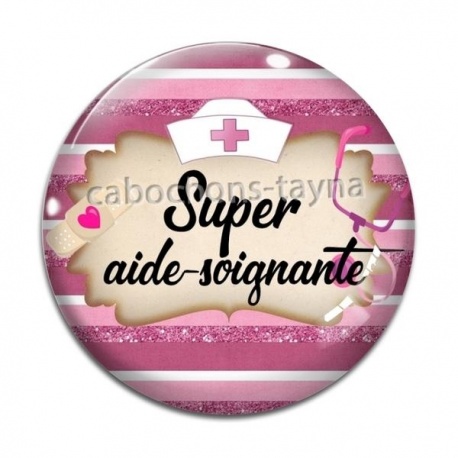 Cabochon Verre - super aide soignante