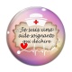 Cabochon Verre - je suis aide soignante qui déchire