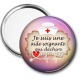 Miroir de poche - je suis aide soignante qui déchire