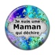 Cabochon Résine - je suis une maman qui déchire