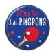 Cabochon Résine - j'peux pas pingpong