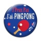 Cabochon Verre - j'peux pas pingpong