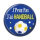 Cabochon Résine - j'peux pas j'ai handball