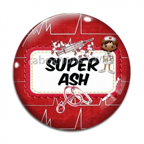 Cabochon Verre - super ash