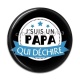 Cabochon Résine - je suis un papa qui déchire