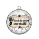 Pendentif Cabochon Argent - fais de rêves une réalité