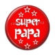 Cabochon Résine -  super papa