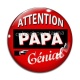 Cabochon Verre - attention papa génial