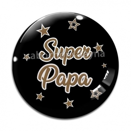 Cabochon Verre - super papa