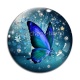 Cabochon Verre - papillon
