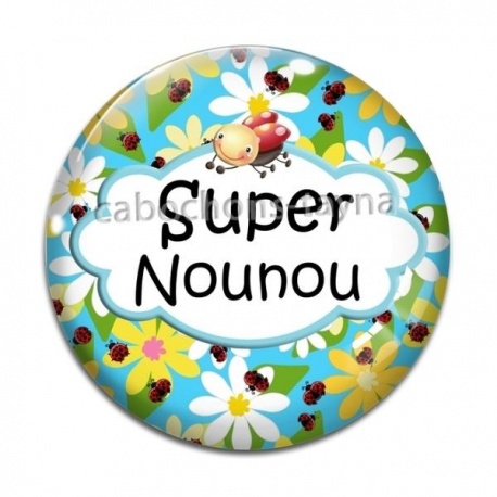 Cabochon Verre - super nounou