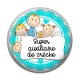 Cabochon Résine - super auxiliaire de crèche