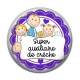 Cabochon Résine - super auxiliaire de crèche