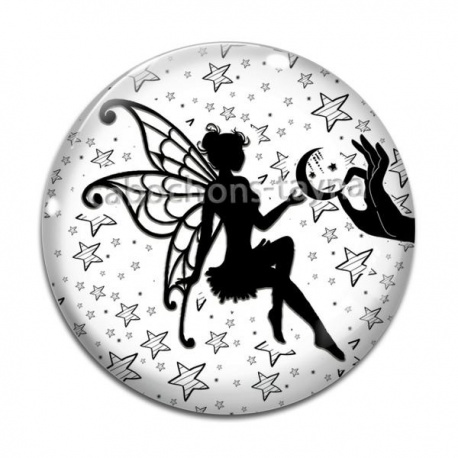 Cabochon Verre - fée