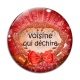 Cabochon Verre - voisine qui déchire