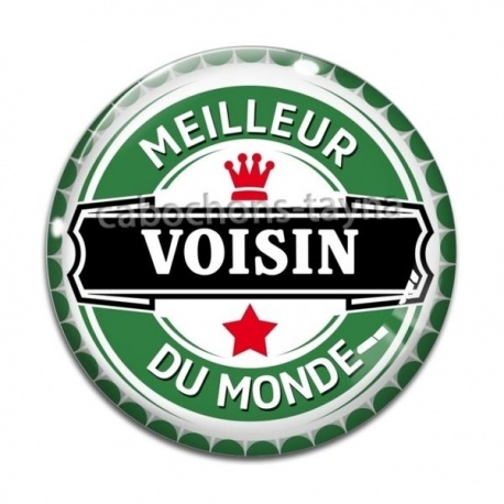 Cabochon Verre - meilleur voisin