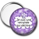 Miroir de poche -  je suis une retraitée qui déchire