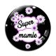 Cabochon Verre - une mamie en or