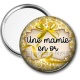 Miroir de poche - une mamie en or