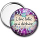 Miroir de poche - une tatie qui déchire