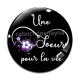 Cabochon Verre - une soeur pour la vie