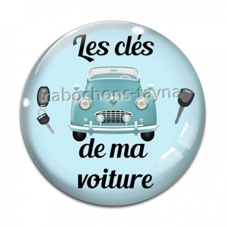 Cabochon Verre - les clés de ma voiture