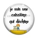 Cabochon Verre - je suis une caissière qui déchire