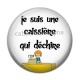 Cabochon Résine - je suis une caissière qui déchire