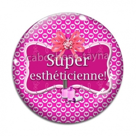 Cabochon Verre - super esthéticienne