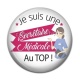 Cabochon Résine - je suis une secrétaire médicale au top