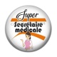 Cabochon Résine - super secrétaire médicale