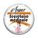 Cabochon Verre - super secrétaire médicale