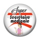 Cabochon Résine - super secrétaire médicale