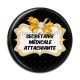 Cabochon Résine - secrétaire médicale attachiante