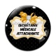 Cabochon Verre - secrétaire médicale attachiante