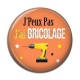 Cabochon Résine - J'peux pas j'ai bricolage