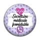 Cabochon Résine - secrétaire médicale formidable