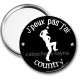 Miroir de poche - j'peux pas j'ai country