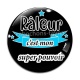 Cabochon Verre - râleur c'est mon super pouvoir
