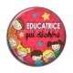 Cabochon Résine - éducatrice qui déchire