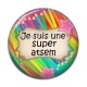 Cabochon Résine - je suis une super atsem