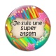 Cabochon Verre - je suis une super atsem
