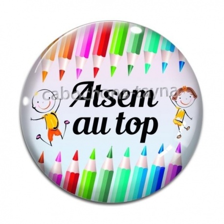 Cabochon Verre - atsem au top