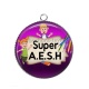 Pendentif Cabochon Argent -  super maîtresse