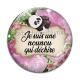 Cabochon Verre - je suis une nounou qui déchire