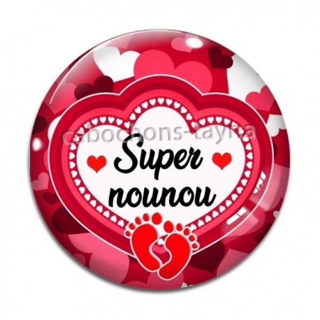 Cabochon Verre - super nounou
