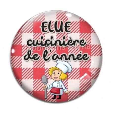 Cabochon Verre - chef cuisinier au top