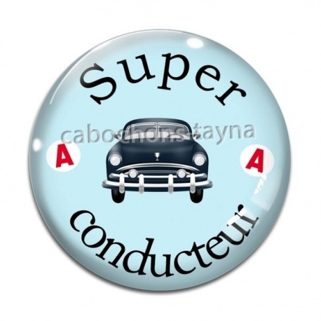 Cabochon Verre - super conducteur