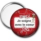 Miroir de poche - je soigne avec le coeur