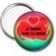 Miroir de poche - je soigne avec le coeur